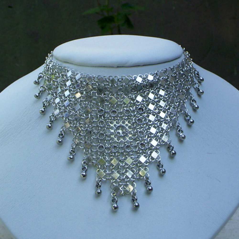 Sterling silver authentic Yemen necklace. - Picture 2 of 3